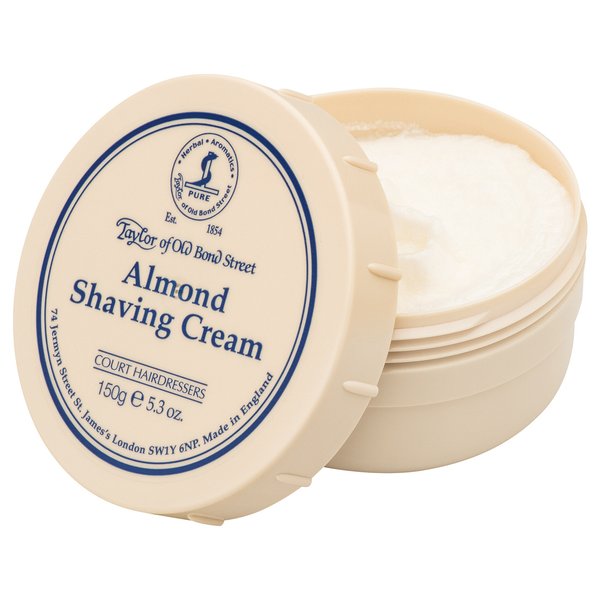 Taylor of Old Bond Street Almond Shaving Cream Bowl 150ml